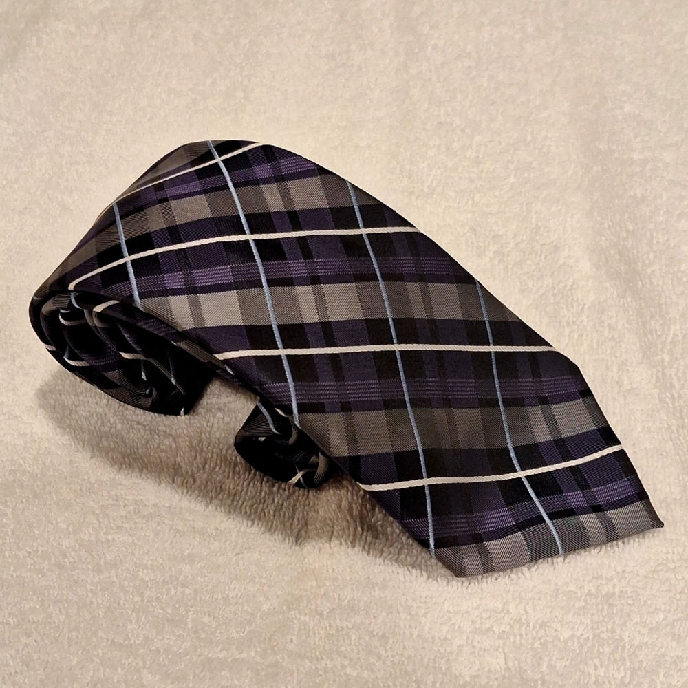 Platinum Designs #42 Purple/Gray/White Striped